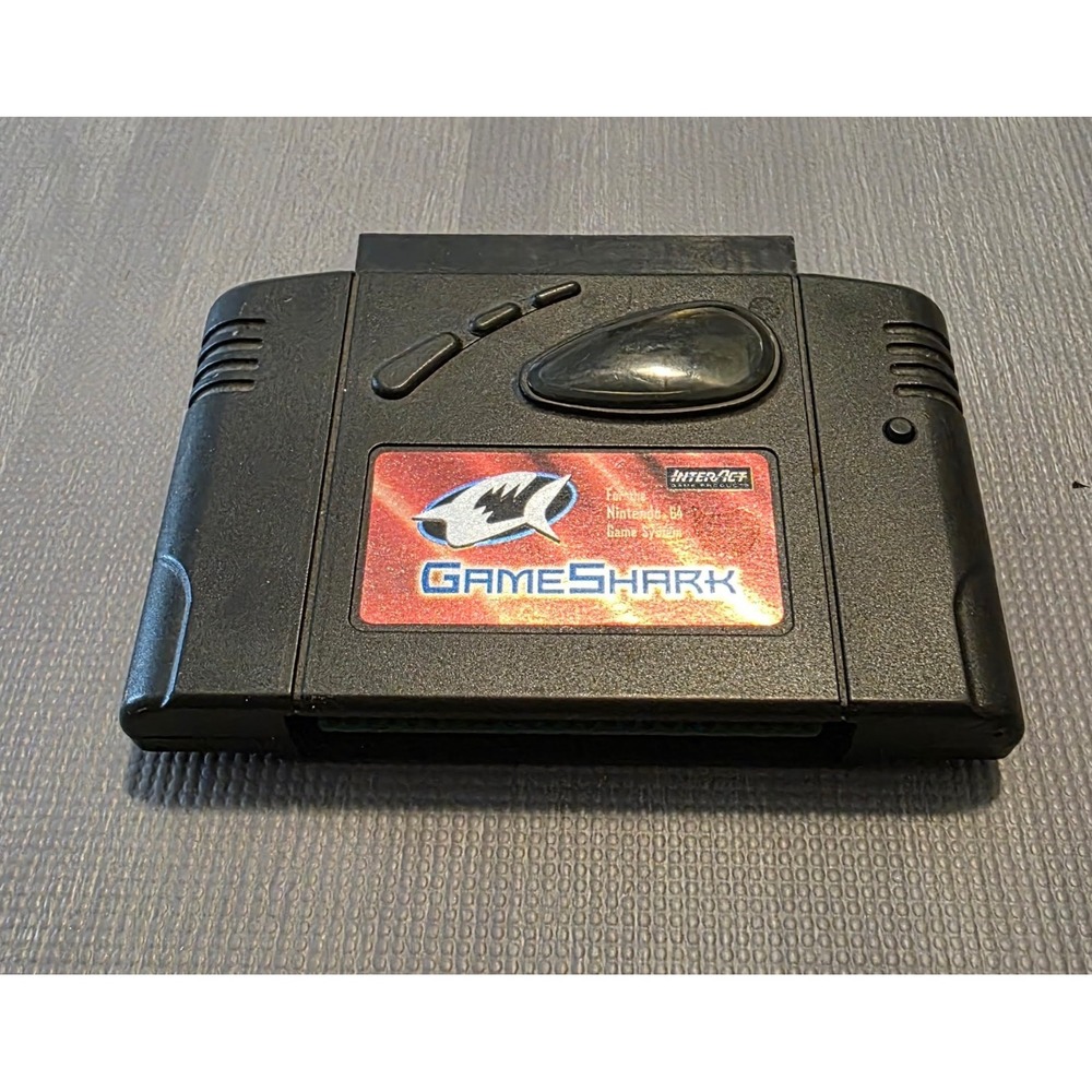 ORIGINAL VINTAGE NINTENDO 64 INTERACT GAME SHARK CARTRIDGE N64